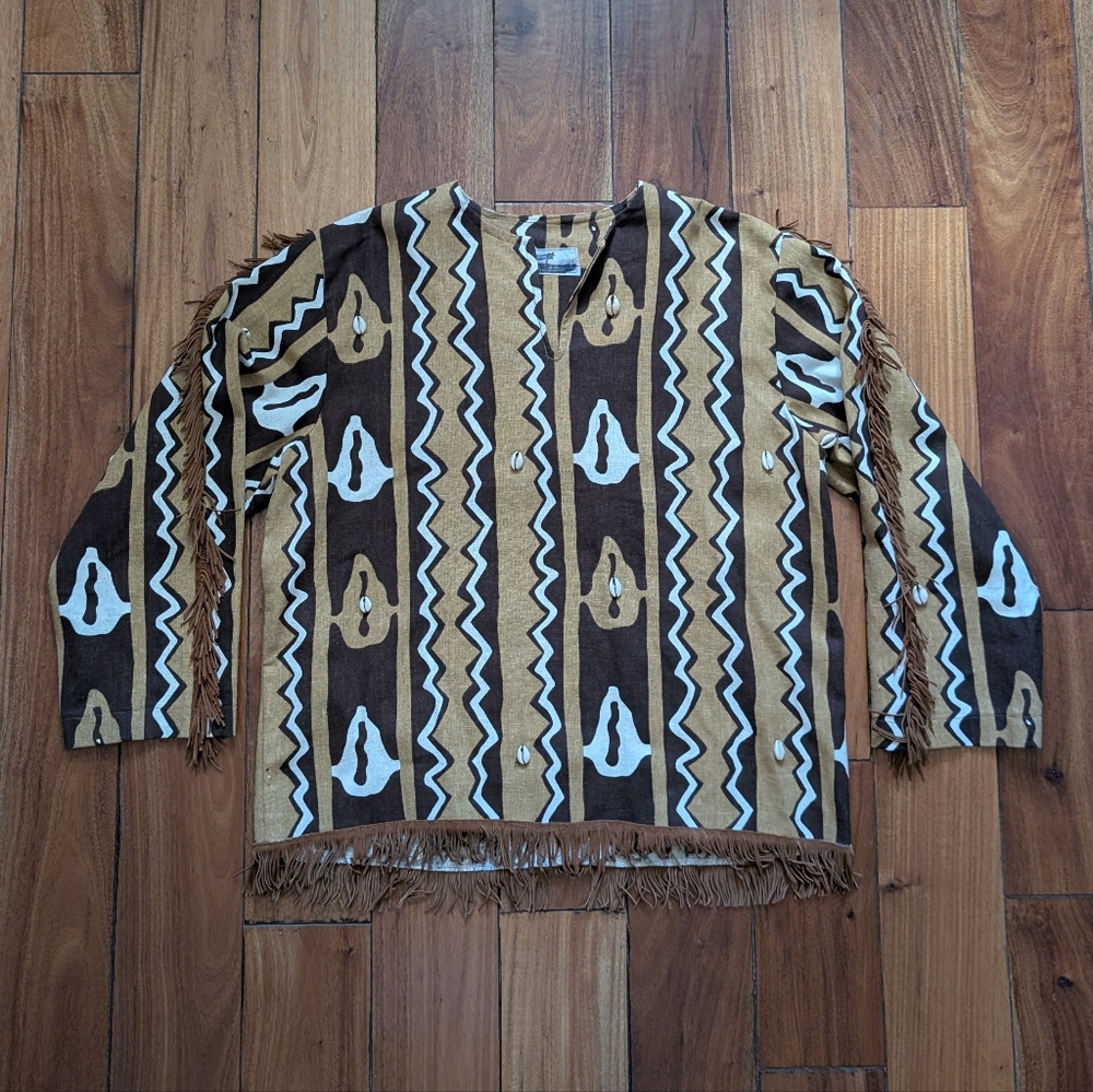 Handmade Vintage Native Shirt (L)